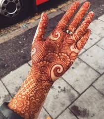 simple bridal mehndi design
