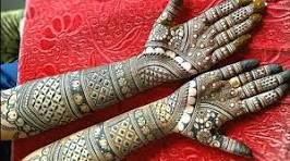 full hand mehndi design